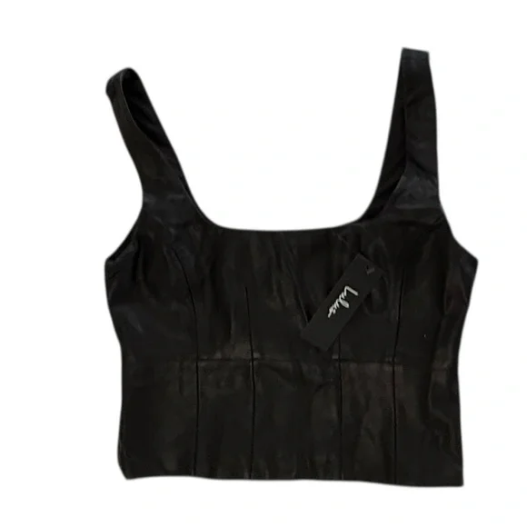 NWT  Lulus black crop top, size small. - Picture 6 of 8